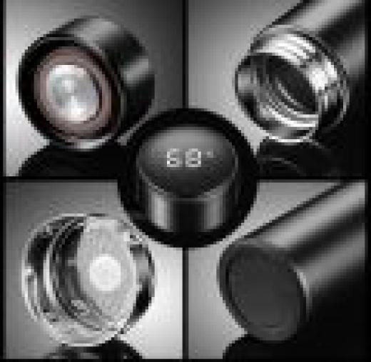 Touch Screen Stainless Steel 500MI Vacuum Flask Smart Temperature Water Cup Insulation